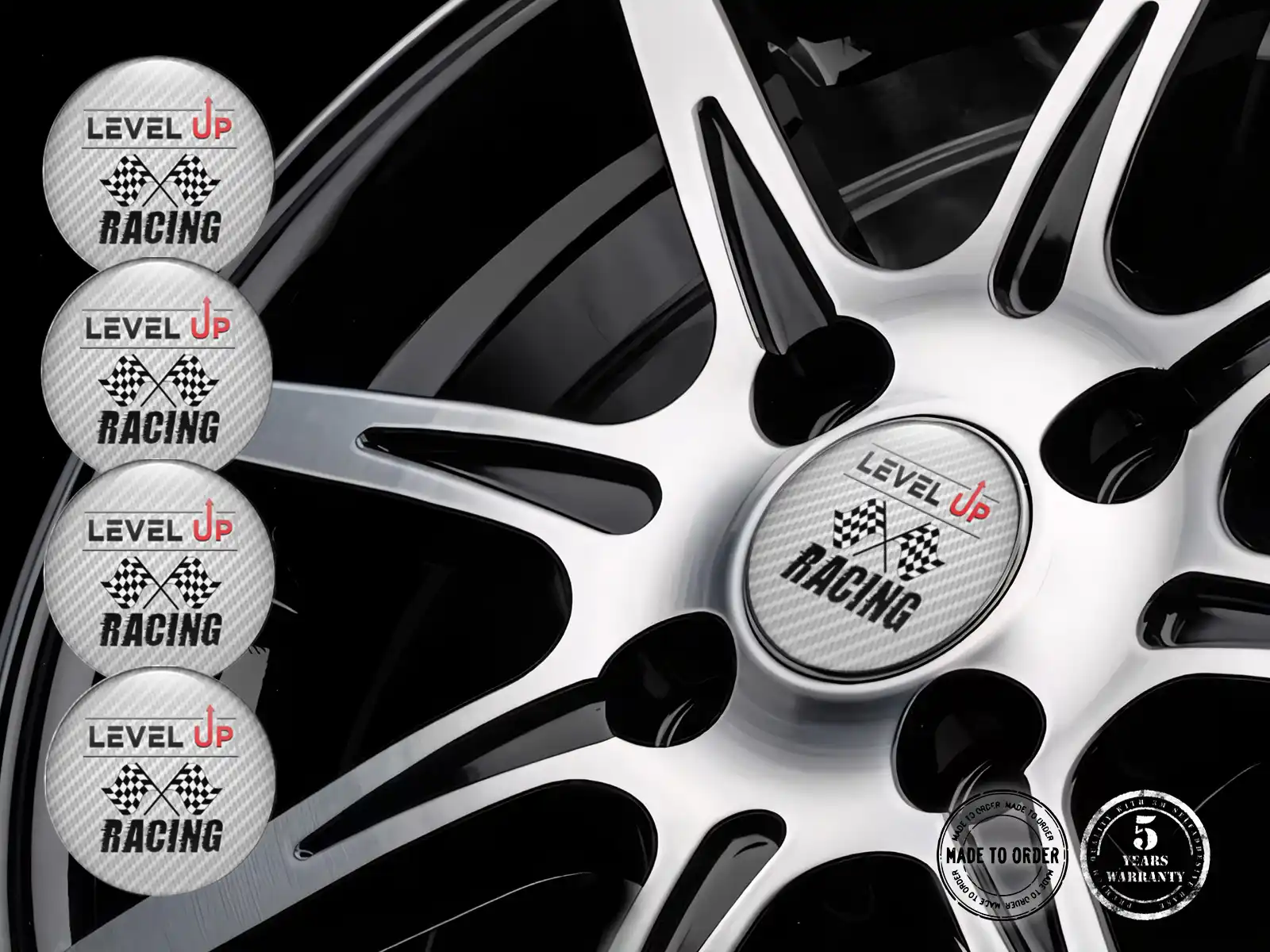 Wheel stickers Exclusive Look Luxury Dome for Vehicles